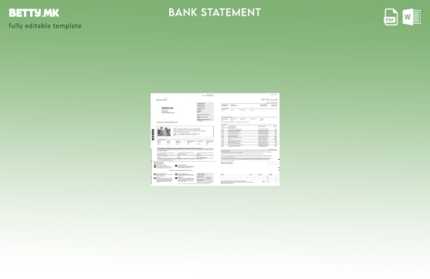 модерен стил Австралија Suncorp банкарски изводи шаблон за зборови